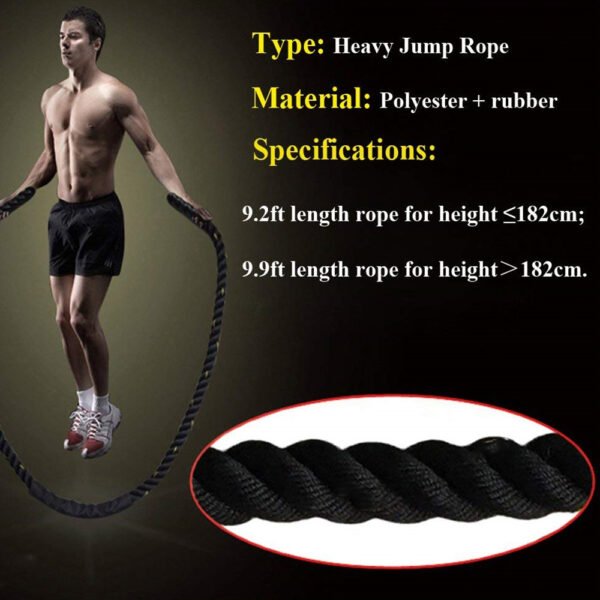 Skipping Battle Ropes – High-Intensity Power Training for Home Gym Fitness